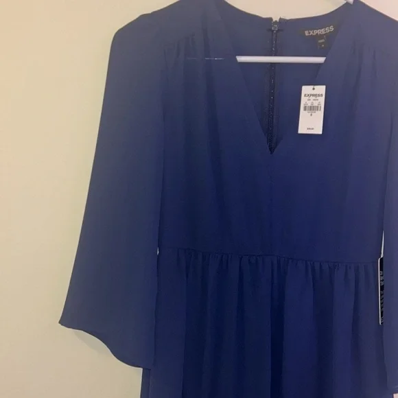 Women’s Express Dress NWT- Navy - Picture 4 of 7